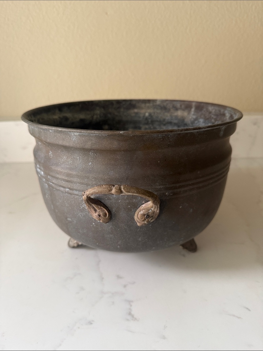 Vintage Brass Bucket As Is